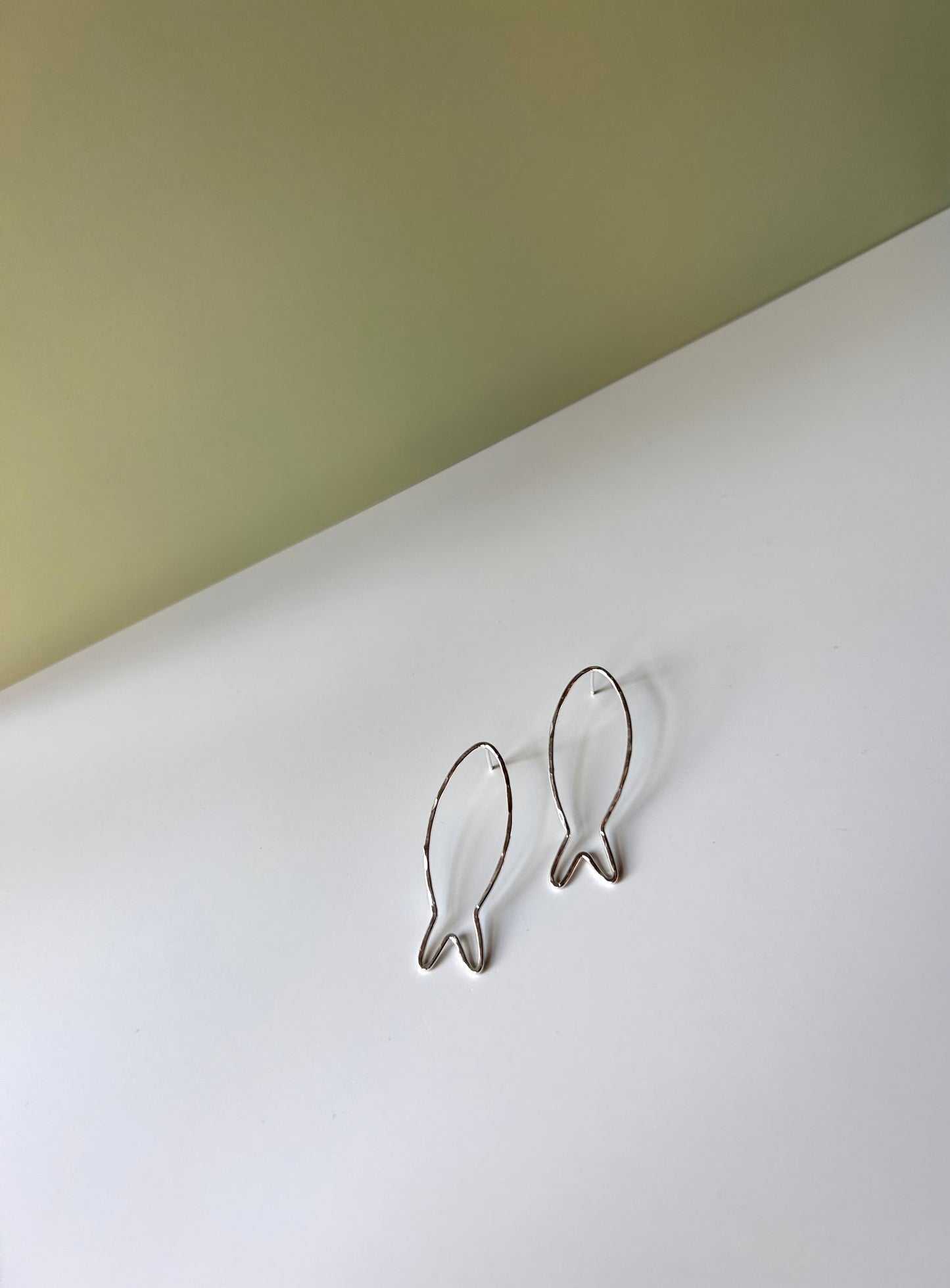 Sardine Earrings- Sterling Silver