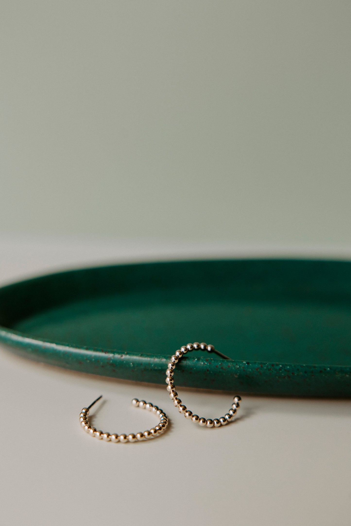 Beaded Halo Hoops- 14k Gold Filled