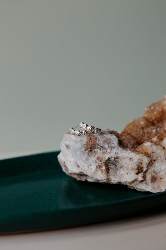 Blossom Huggie Hoops