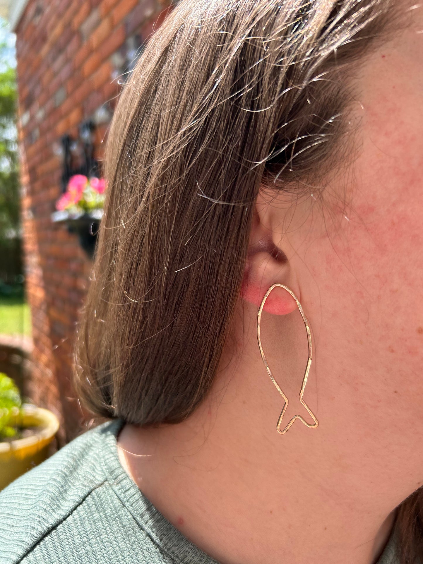 Sardine Earrings- 14k Gold Fill