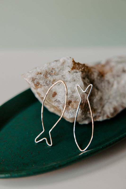 Sardine Earrings- 14k Gold Fill