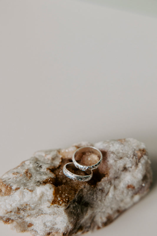 Scarlet Stacking Ring- Sterling Silver