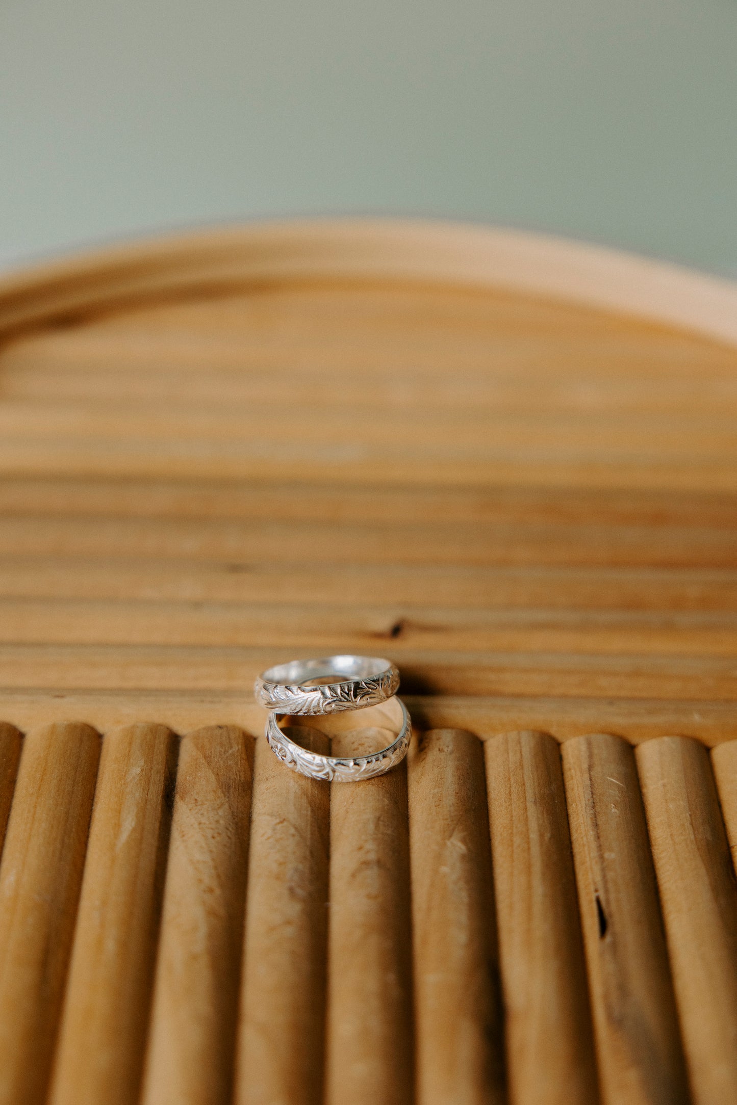 Scarlet Stacking Ring- Sterling Silver