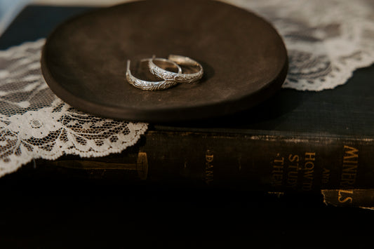 Scarlet Hoop Earrings- Sterling Silver