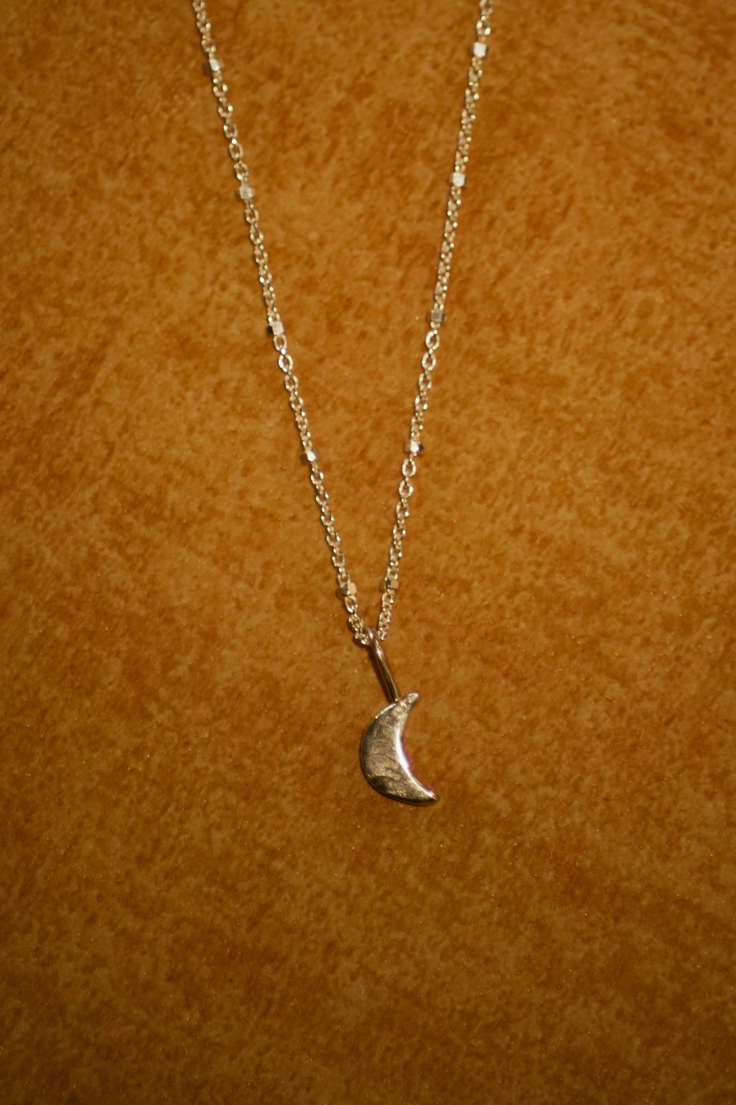 Small Crescent Moon Necklace