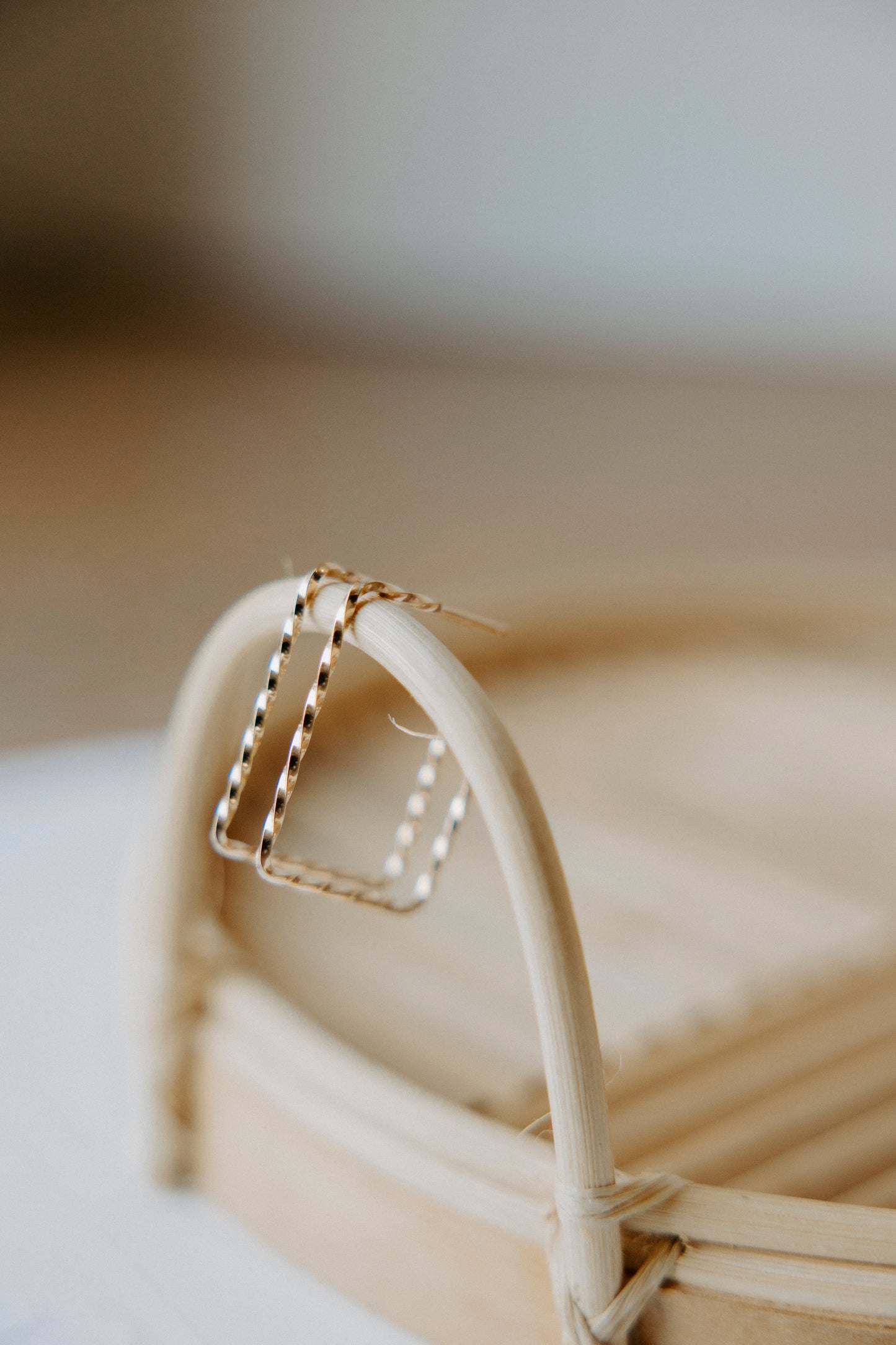 Twisted Haney Earrings- 14k Gold Filled