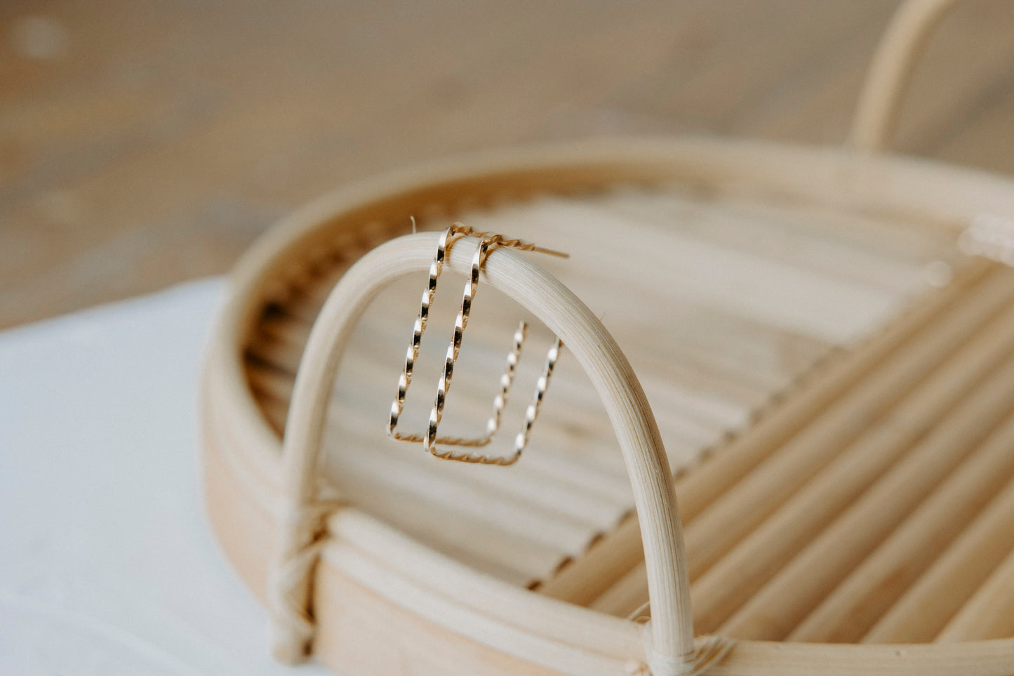 Twisted Haney Earrings- 14k Gold Filled