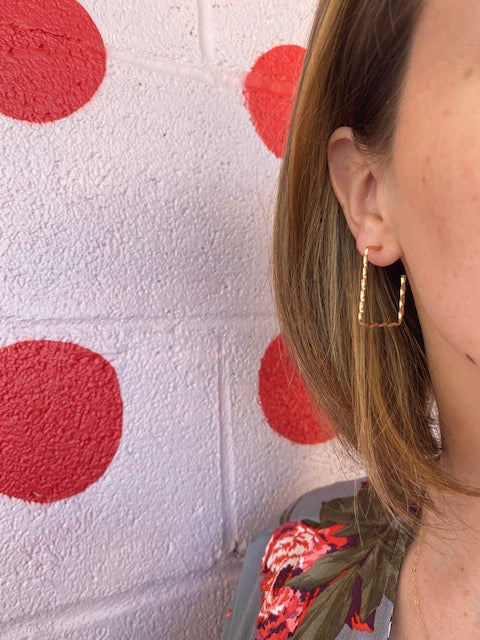Twisted Haney Earrings- 14k Gold Filled