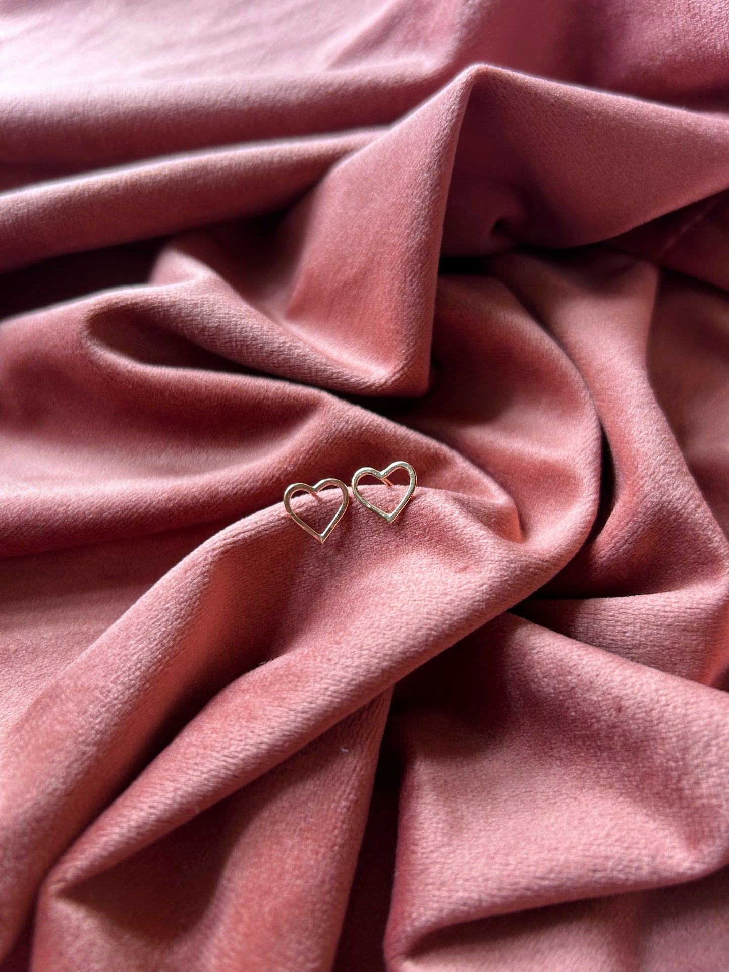 Open Heart Earrings- 14k Gold Fill