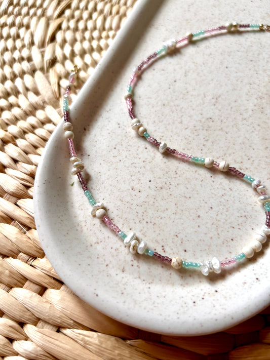 Shipwreck Necklace in Pastels