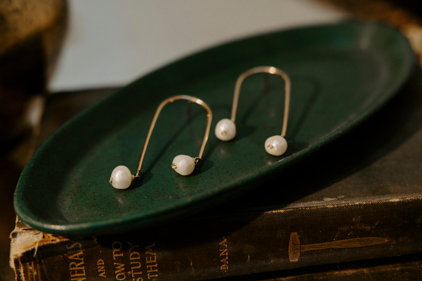 Pearl Party Earrings- 14k Gold Filled