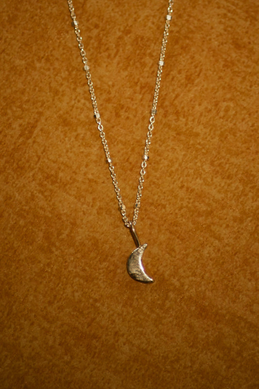 Small Crescent Moon Necklace